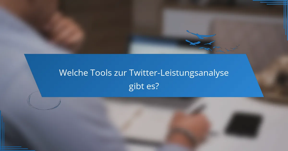 Welche Tools zur Twitter-Leistungsanalyse gibt es?