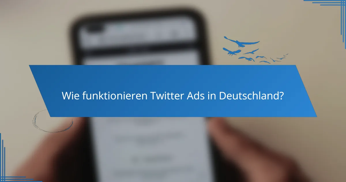 Wie funktionieren Twitter Ads in Deutschland?